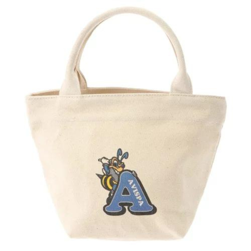 イニシャルミニトートバッグ