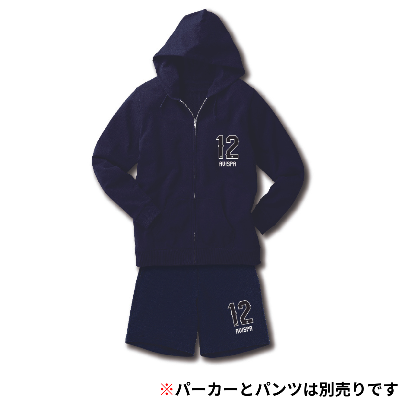 プレーヤーズスウェットハーフパンツ24【全選手対応】【受注商品】