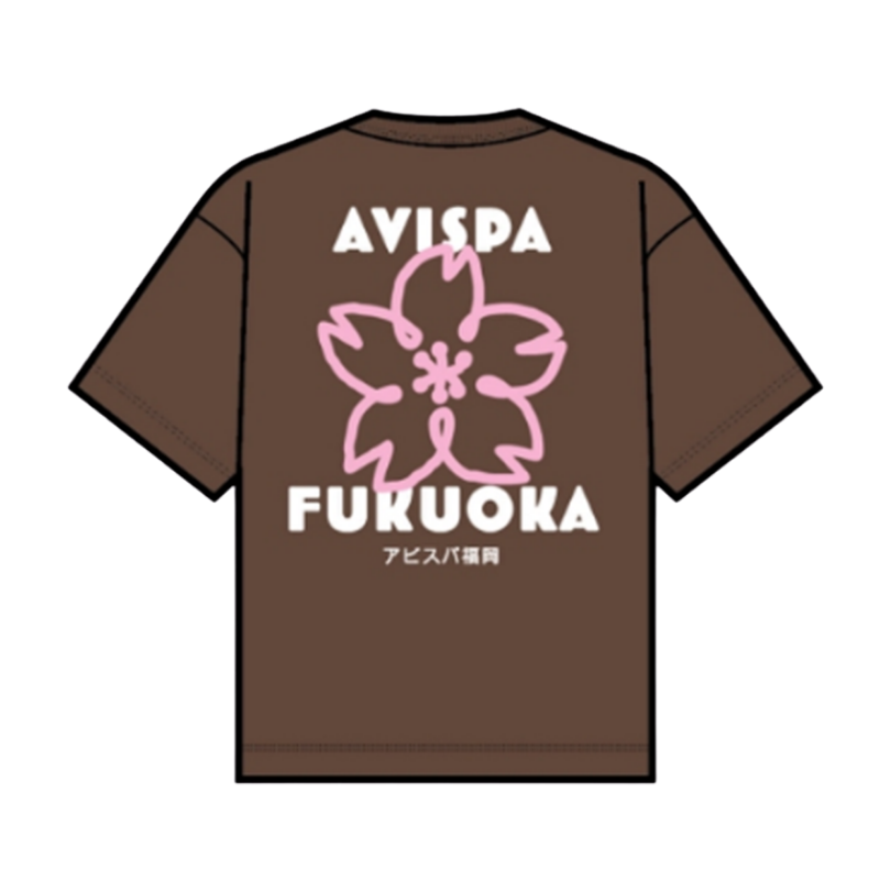AE-907 Oversize T-Shirt: Sakura Color Brown
