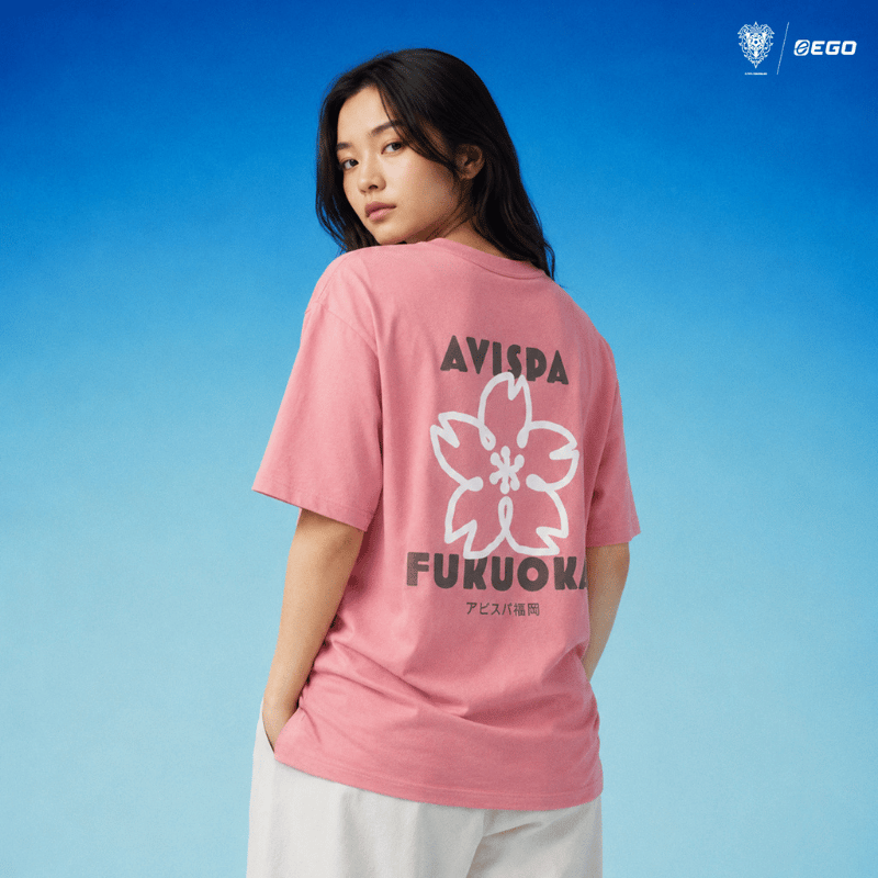 AE-908 Oversize T-Shirt: Sakura Color Pink
