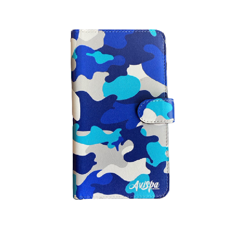 スライド式手帳型スマホケース / 迷彩