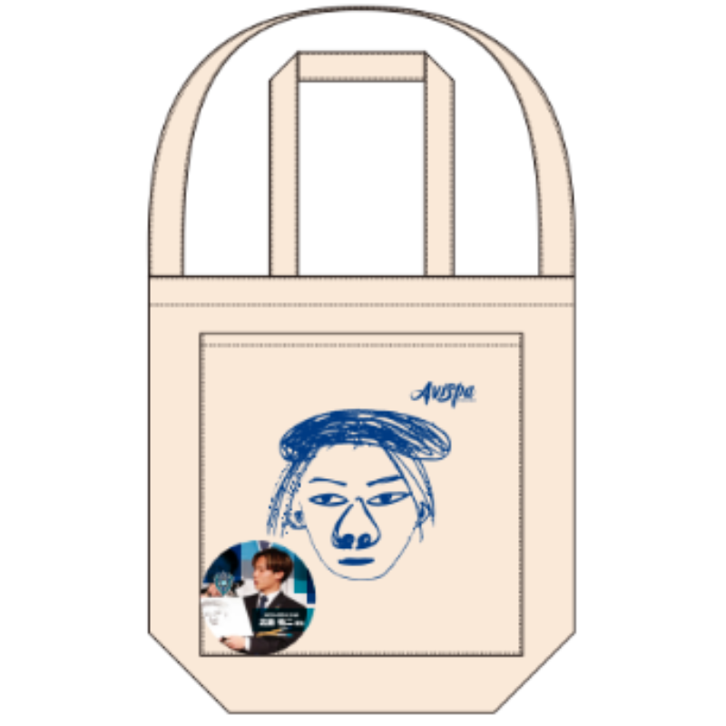 画伯シリーズ(トート&缶バッジセット)