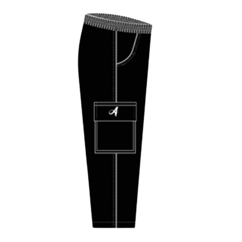 AE-705 Cargo Pants Color Black
