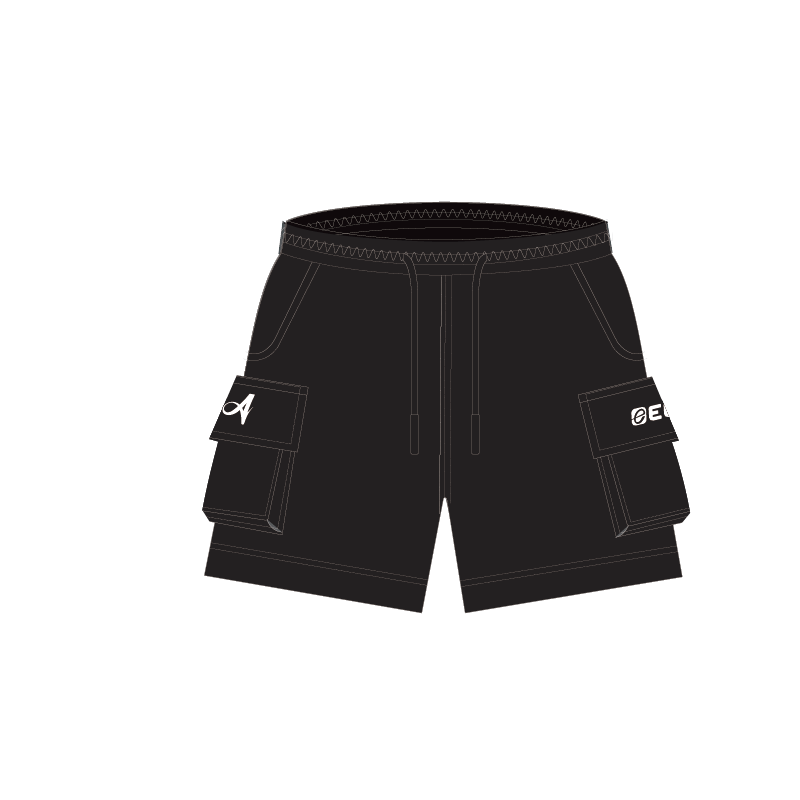 AE-706 Cargo Shorts Color Black