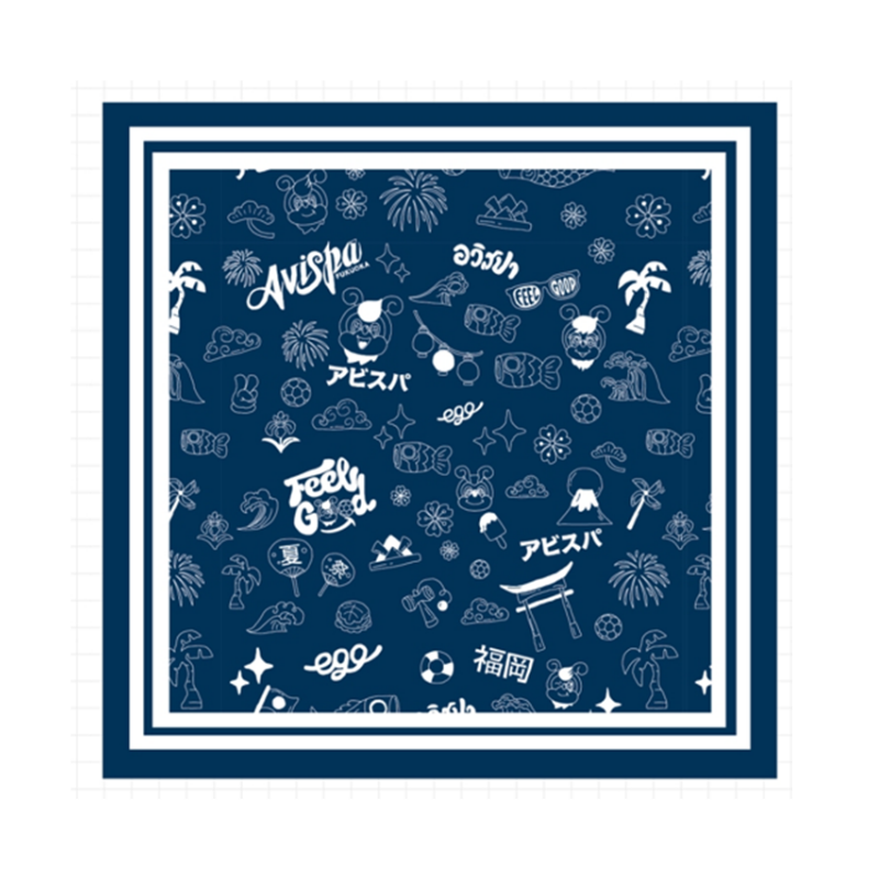 AE-001 Avispa Bandana: Festival Color Navy | タオル | AVISPA