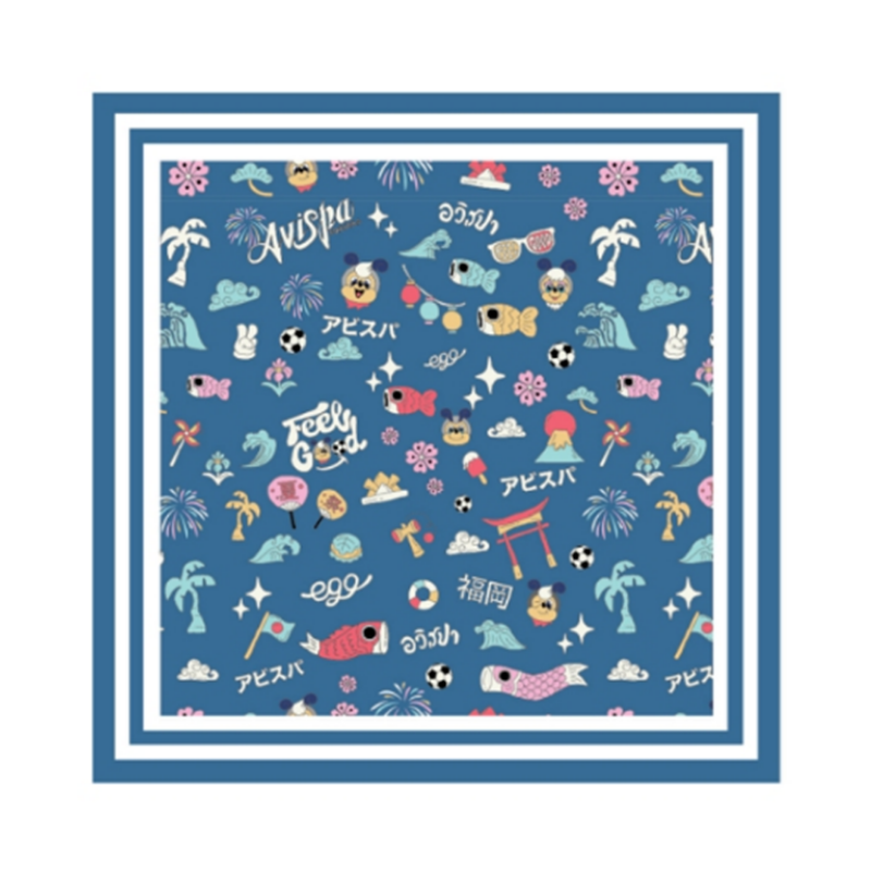 AE-002 Avispa Bandana: Festival Color Blue | タオル | AVISPA