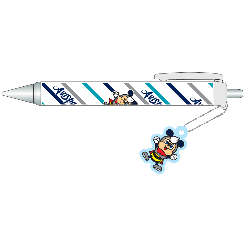 チャーム付き紙巻ボールペン(スビーくん)