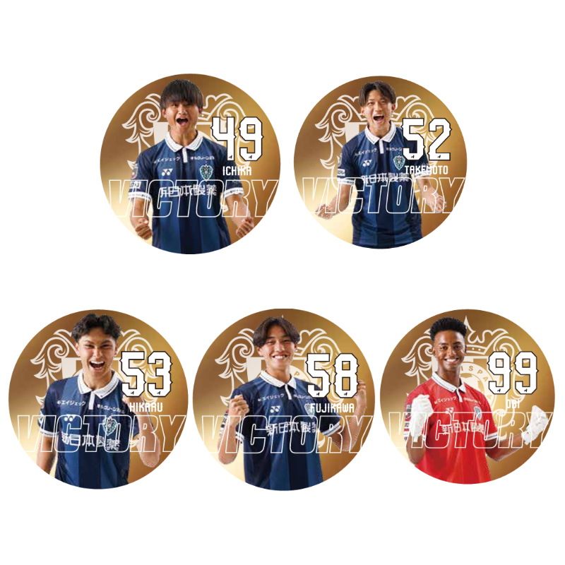 ガチャ】勝利時限定!ゴールド缶バッジ | ガチャ | AVISPA ONLINE SHOP