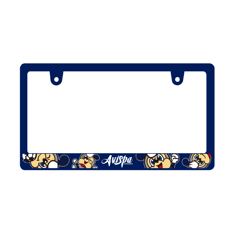 ナンバープレートカバー(マスコット)