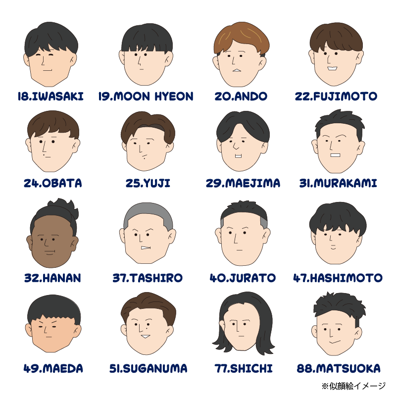 似顔絵マフラーキーホルダー