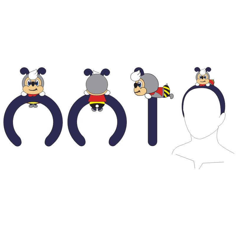 スビーくん乗っかりカチューシャ