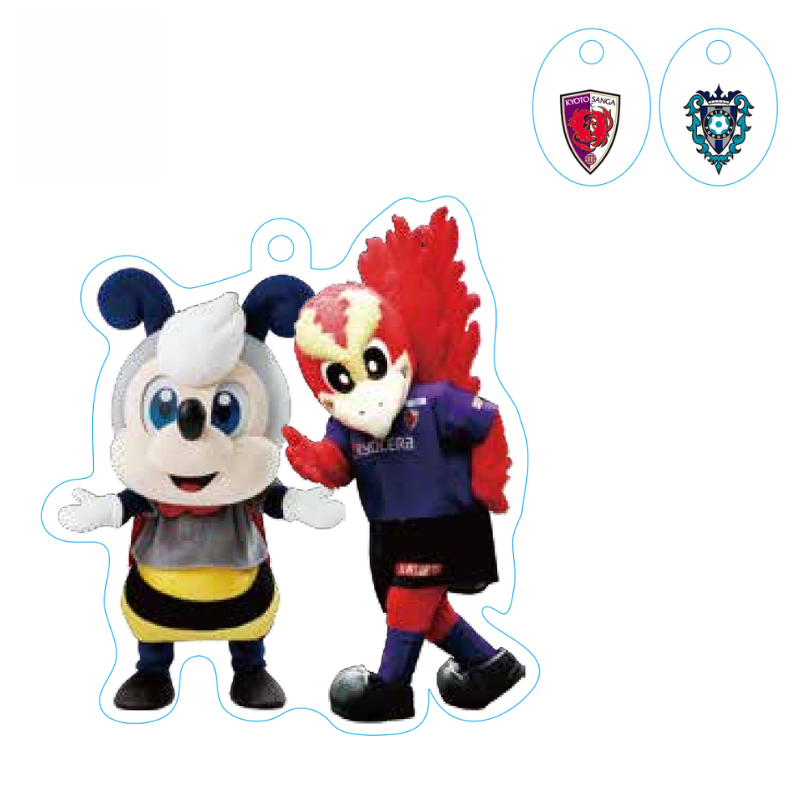 スビーくん×パーサくん コラボアクリルキーホルダー