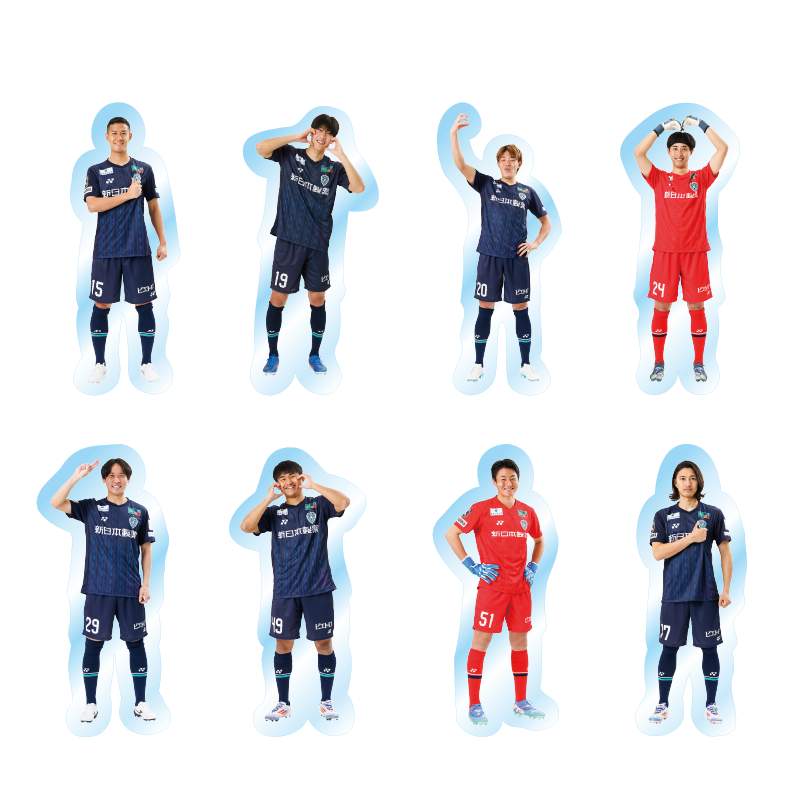 フレークシール(選手)②(16種1セット)