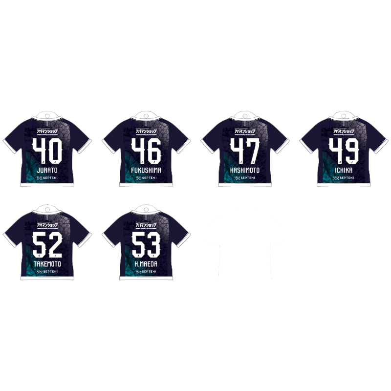 【ガチャ】ユニフォームキーホルダー 1st 26(全31種)