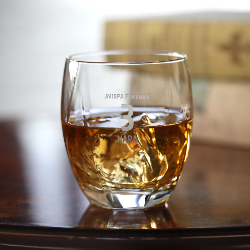 全選手対応 八角グラス【受注生産】