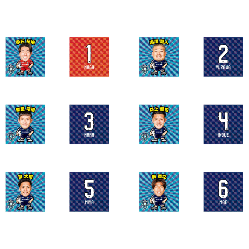 ホロステッカー2枚セット【ブラインド】