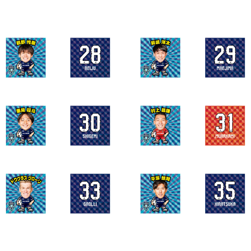 ホロステッカー2枚セット【ブラインド】