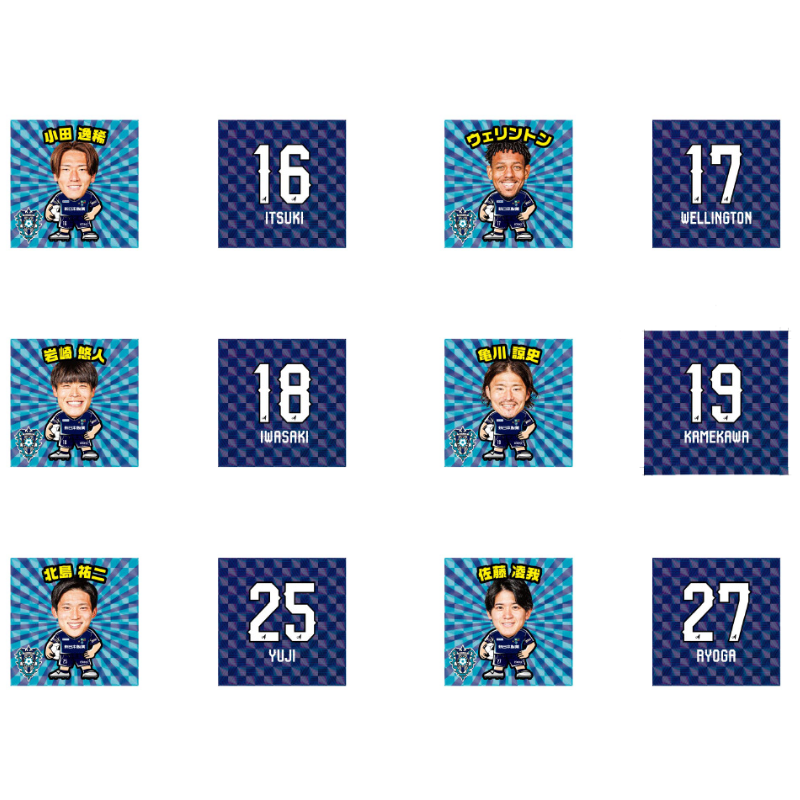 ホロステッカー2枚セット【ブラインド】