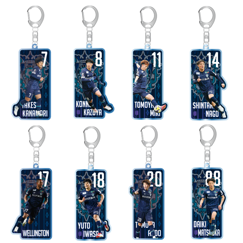 プレーヤーアクリルキーホルダー 全8選手 | 雑貨 | AVISPA