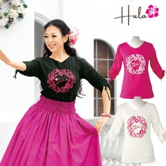 フラダンス用スカートとブラウスTシャツセット 0000000017232_pkm4PIb.jpg