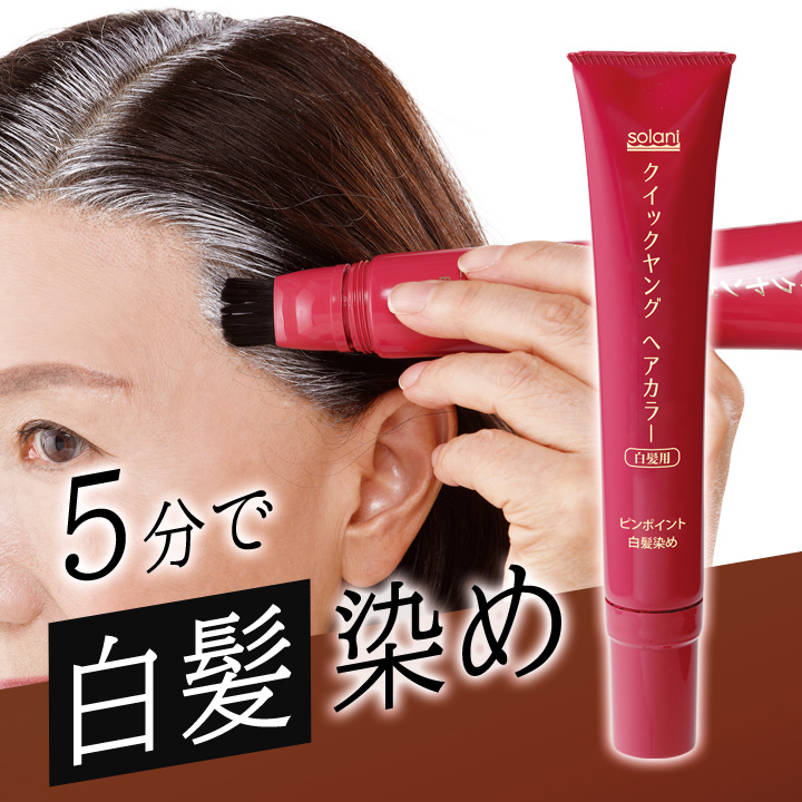 即納☆【在庫限り】【Z1885】ピンポイント白髪染め クイックヤングヘア