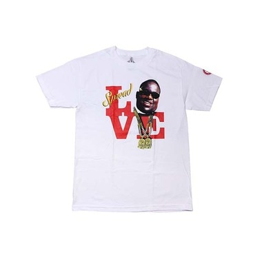 CLASSIC MATERIAL NY SPREAD LOVE T-SHIRTS(WHITE)