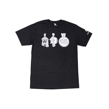 CLASSIC MATERIAL NY BIG��JAY��NAS MEDALLIONS T-SHIRTS(BLACK)