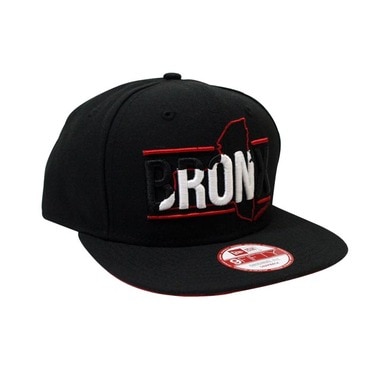 NEW ERA 5BOROUGH BRONX SNAPBACK CAP(BLACK��WHITE��RED)