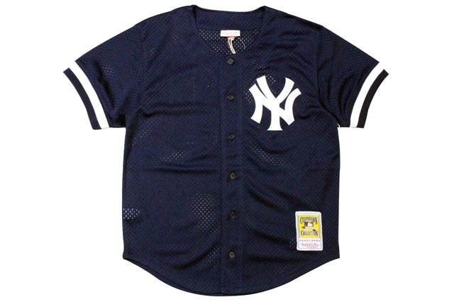MITCHELL & NESS AUTHENTIC BP BF JERSEY (NEW YORK YANKEES/BERNIE WILLIAMS) 7339A