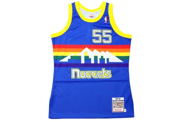 MITCHELL & NESS DILEMBE MUTOMBO 91-92 AUTHENTIC JERSEY(DENVER NUGGETS)