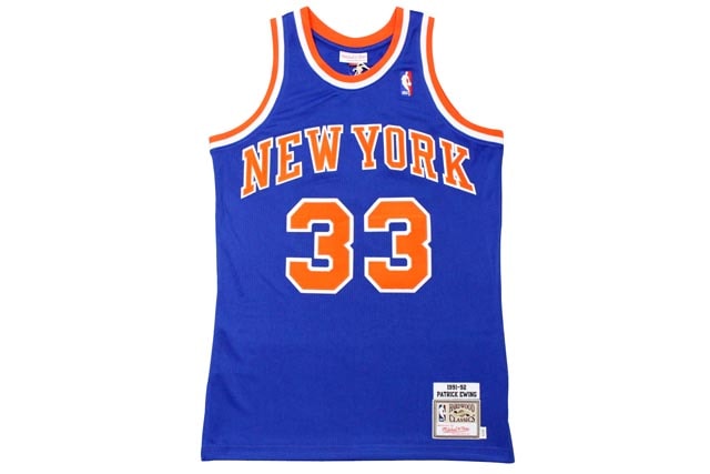MITCHELL & NESS PATRICK EWING 91-92 AUTHENTIC JERSEY (NEW YORK KNICKS)