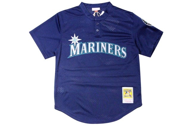 MITCHELL & NESS AUTHENTIC MESH BP JERSEY (SEATTLE MARINERS/1995:KEN GRIFFEY JR. #24) ABPJ3036 ABPJGS18356
