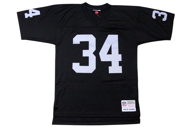MITCHELL & NESS LEGACY JERSEY (LOS ANGELES RAIDERS/1988:BO JACKSON/BLACK #34) LGJYAC18035