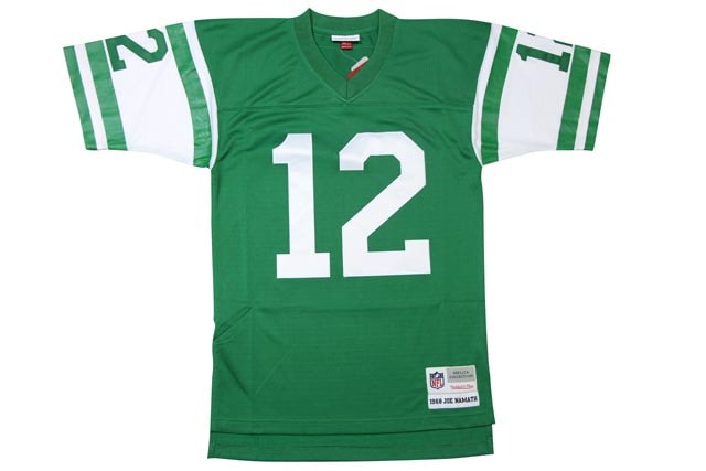 MITCHELL & NESS LEGACY JERSEY (NEW YORK JETS/JOE NAMATH/#12/1968:KELLY GREEN) LGJYCP18102