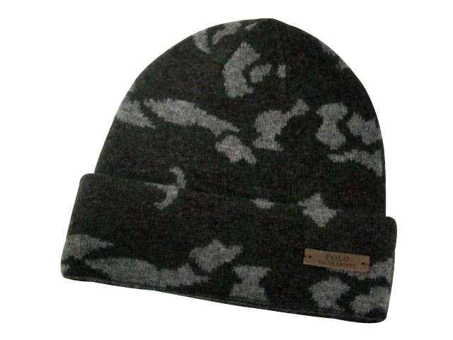 POLO RALPH LAUREN CAMO MERINO BEANIE(6F0298:352)