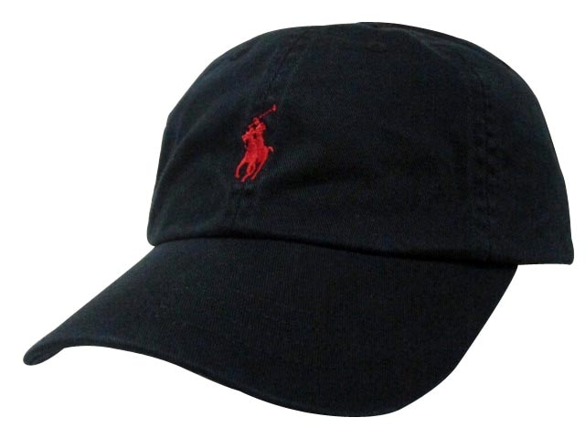 POLO RALPH LAUREN SIGNATURE PONY CAP (710548524004:RL BLACK)