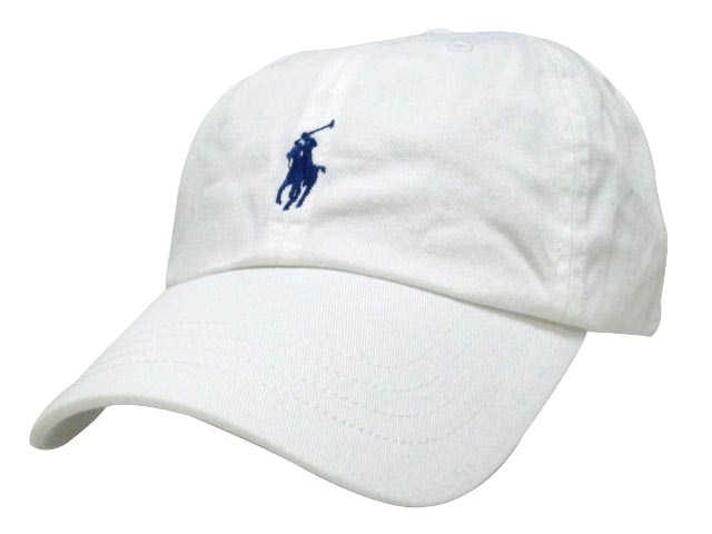 POLO RALPH LAUREN SIGNATURE PONY CAP (710548524001:WHITE)