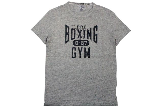 POLO RALPH LAUREN COTTON JERSEY GRAPHIC T-SHIRTS(710590655001:FLATIRUN HEATHER)