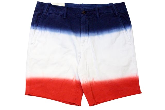 POLO RALPH LAUREN STRAIGHT FIT TRICOLORE SHORTS(710661149002:NEWPORT NAVY)