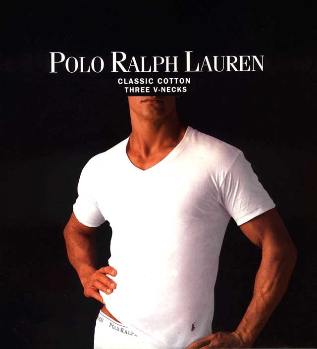 POLO RALPH LAUREN Classic V-NECK Tee (3PAC:BLK)