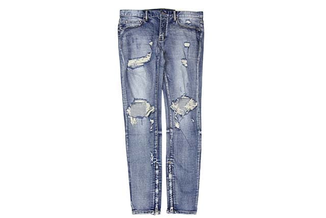 mnml M1 STRETCH DENIM PANTS (D213:BLUE)