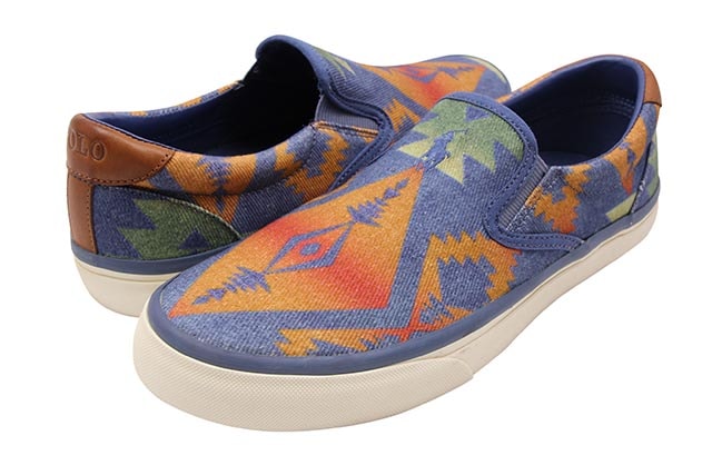 POLO RALPH LAUREN THOMPSON SLIP-ON SNEAKER(816694620001:DK BLUE BEACON)