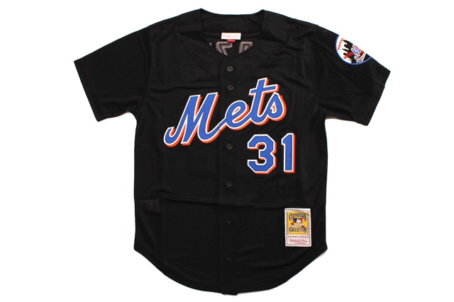 MITCHELL & NESS AUTHENTIC BP BF JERSEY (NEW YORK METS/2000:MIKE PIAZZA/BLACK #31) ABBF3092 ABBFLG18016 ABBF7117