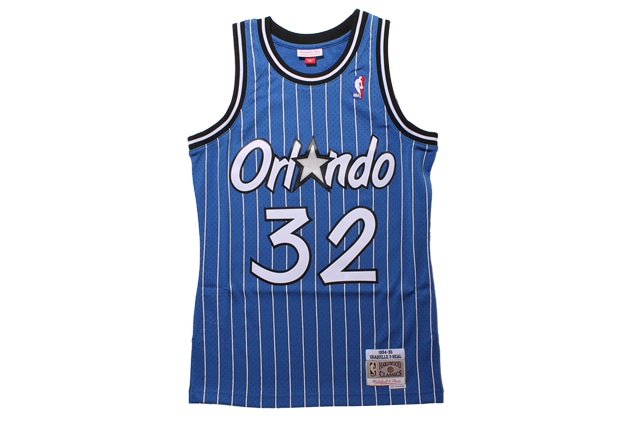 MITCHELL & NESS SHAQUILLE O'NEAL SWINGMAN JERSEY(ORLANDO MAGIC/1994-95/BLUE��STRIPE)
