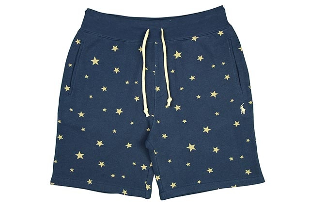 POLO RALPH LAUREN DOTTED STAR SWEAT SHORTS(NAVY)