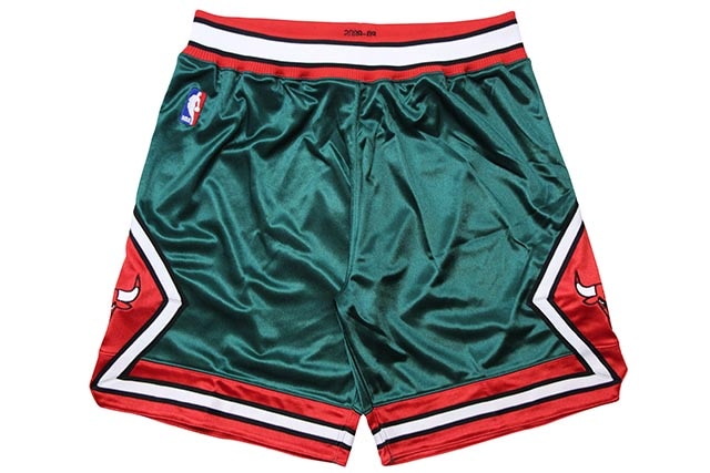 MITCHELL & NESS AUTHENTIC SHORTS (CHICAGO BULLS/2008-09:GREEN) ASHRGS18115