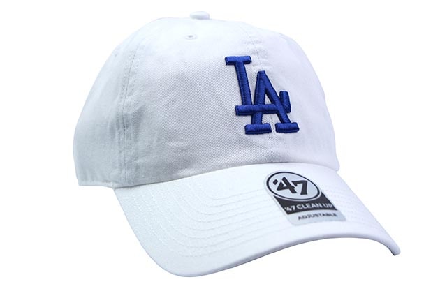 '47 LOS ANGELES DODGERS '47 CLEAN UP CAP (WHITE)