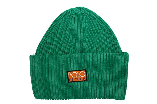 POLO RALPH LAUREN HI TECH KNIT BEANIE(PC0164-325)(GREEN)