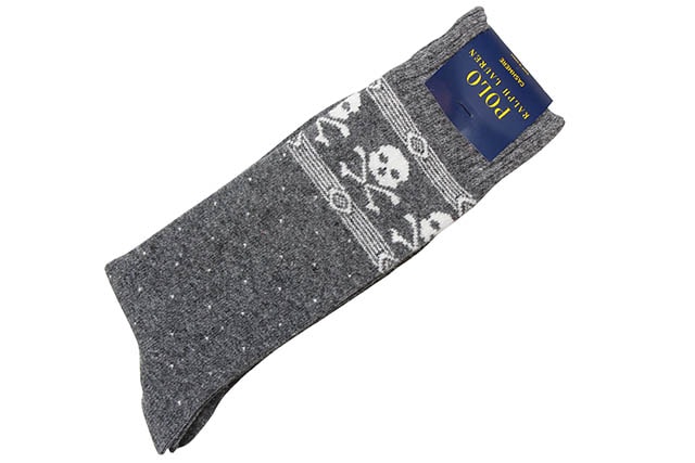 POLO RALPH LAUREN CASHMERE BLEND SOCKS (889103:GRAY)
