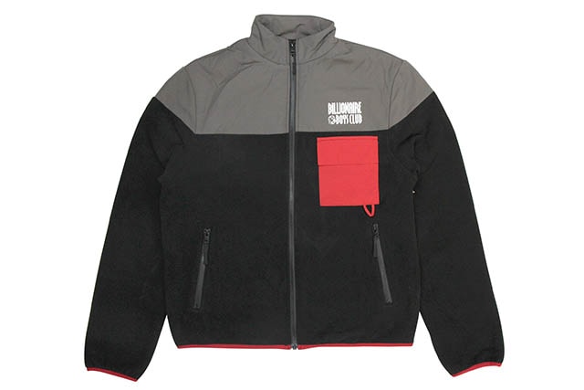 BILLIONAIRE BOYS CLUB MARATHON POLAR FLEECE FULL ZIP JACKET (881